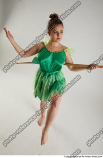 KATERINA STANDING POSE WITH SPEAR